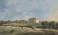 View Of The Villa Loredan At Paese - Francesco Guardi