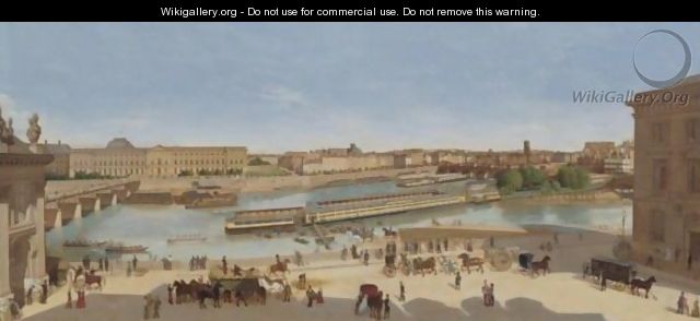 A View Of Paris From 17 Quai Conti, 1846 - 1850 - Antione Henault