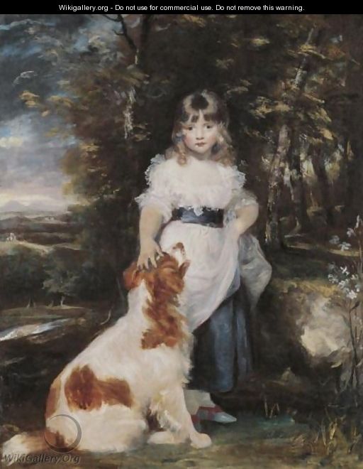 Portrait Of Miss Frances Harris - Sir Joshua Reynolds