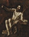Saint John The Baptist In The Wilderness - Giovanni Battista Caracciolo