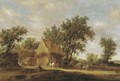 Travellers Halting Before An Inn - Salomon van Ruysdael