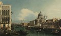 View Of The Grand Canal With Santa Maria Della Salute And The Dogana From The Campo Santa Maria Zobenigo, Venice - (after) (Giovanni Antonio Canal) Canaletto