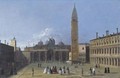 View Of The Piazza San Marco, Venice - Apollonio Domenichini