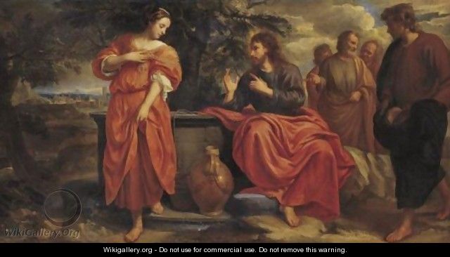 Christ And The Samaritan Woman At The Well - Jacob van, the Younger Oost
