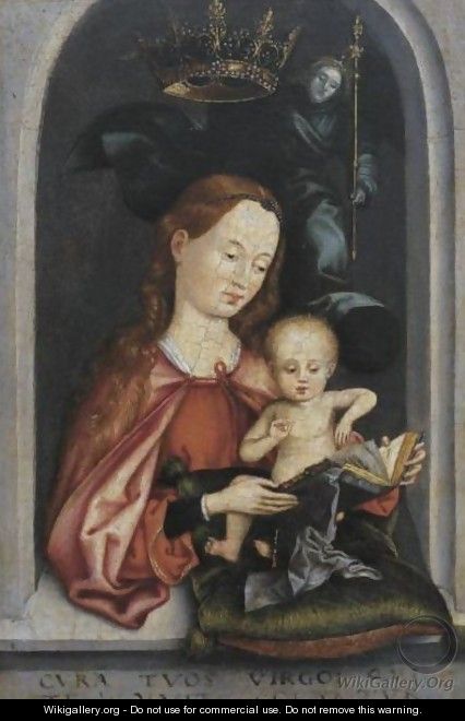Virgin And Child - (after) Martin Schongauer