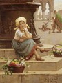 The Little Flower Seller - Antonio Paoletti
