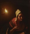 Conversation By Candlelight - Petrus Van Schendel