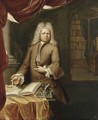 Portrait Of A Gentleman, Three-Quarter Length, In His Study - Hieronymus Van Der Mij