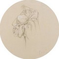 Study Of A Draped Female - Alphonse Maria Mucha