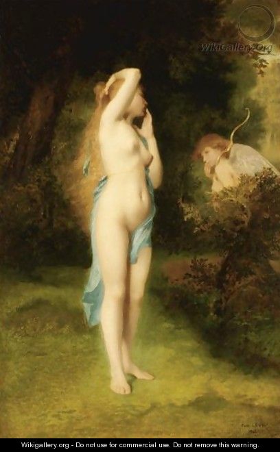 Venus And Cupid - Emile Lévy