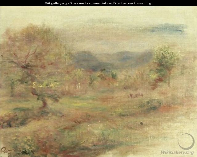 Paysage En Roux - Pierre Auguste Renoir
