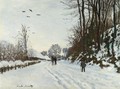 La Route De La Ferme Saint-Simeon En Hiver - Claude Oscar Monet