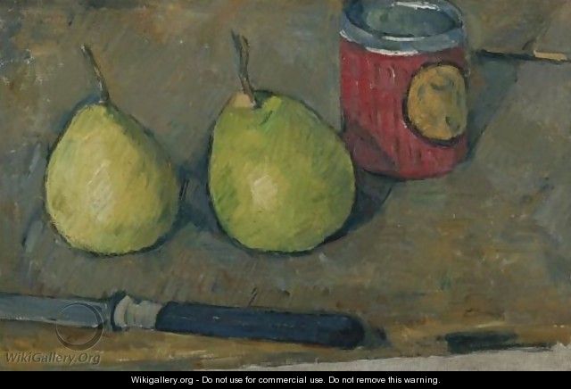 Poires Et Couteau - Paul Cezanne