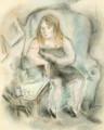 Fille Assise - Jules Pascin