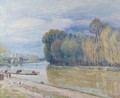 Le Canal Du Loing Au Printemps - Le Matin - Alfred Sisley