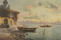 View Of The Bosporus, Constantinople In The Distance - Francois Leon Prieur-Bardin