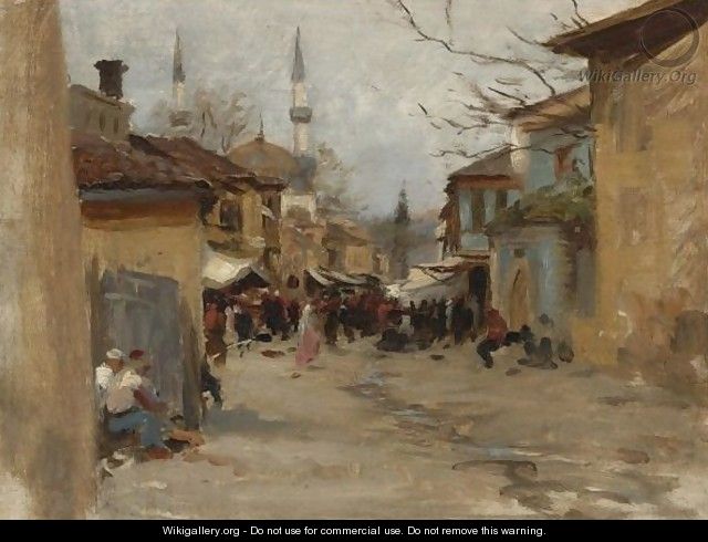 A Street In Constantinople - American School