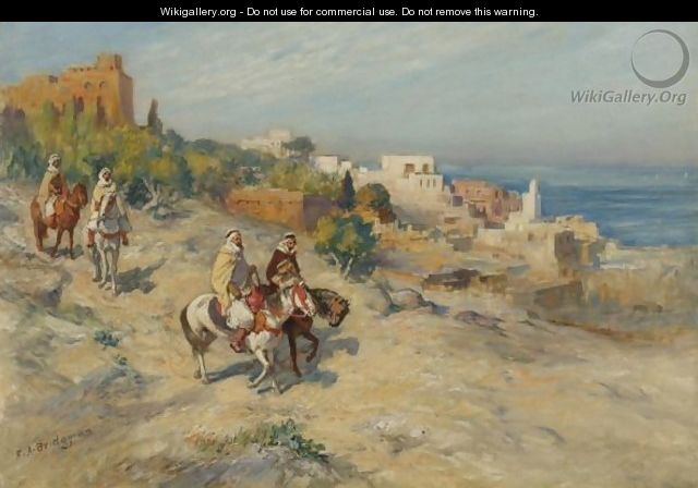 Horsemen In Algiers - Frederick Arthur Bridgman