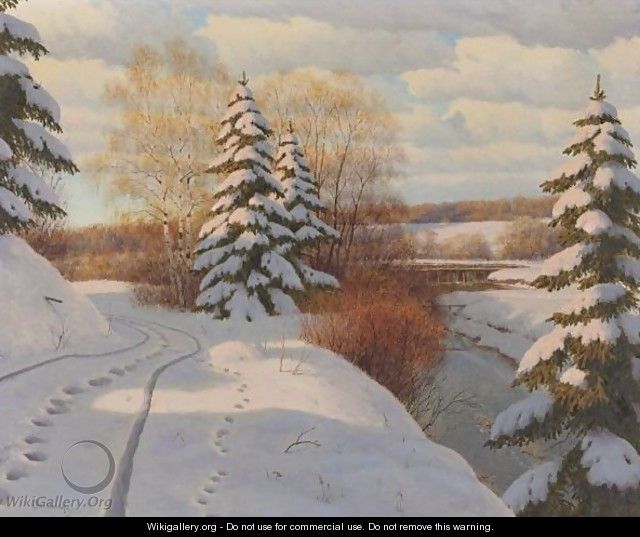 Winter In The Vosges - Boris Bessonof