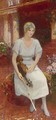 Portrait Of The Violinist Cecile Hansen, Circa 1922 - Ilya Efimovich Efimovich Repin