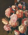 Bouquet Of Flowers - Boris Dmitrievich Grigoriev