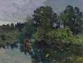 On The Lake With Lily Pads, 1915 - Konstantin Alexeievitch Korovin