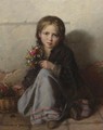Portrait Of A Girl, 1869 - Nikolai Efimovich Rachkov