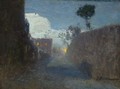 Moonlit Passage In Jupille, 1911 - Ivan Pavlovich Pokhitonov