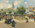 Market Day In Brittany - Fernand Marie Eugene Legout-Gerard