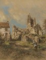 The Church In Sunlight - Leon Augustin Lhermitte