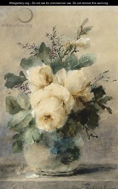 A Still Life With Peonies In A Vase 2 - Margaretha Roosenboom
