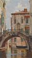A Bridge Over A Venetian Canal - Antonietta Brandeis