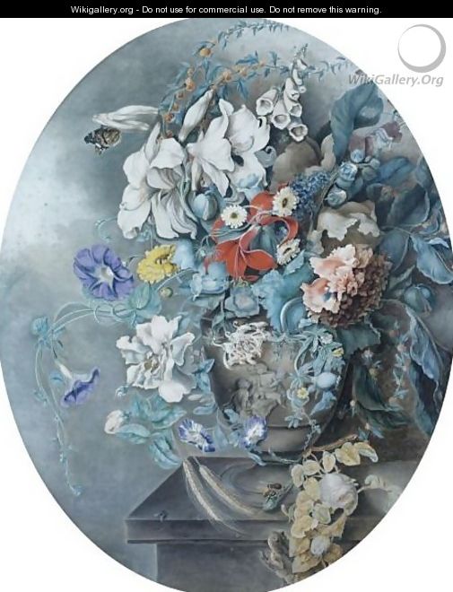 Still Life Of Flowers - Mrs.Margaret Meen