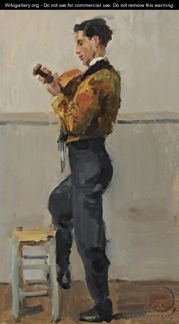 The Guitar Player - Isaac Israels