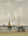Watching The Fishing Fleet Sail Out - Hendrik Willem Mesdag
