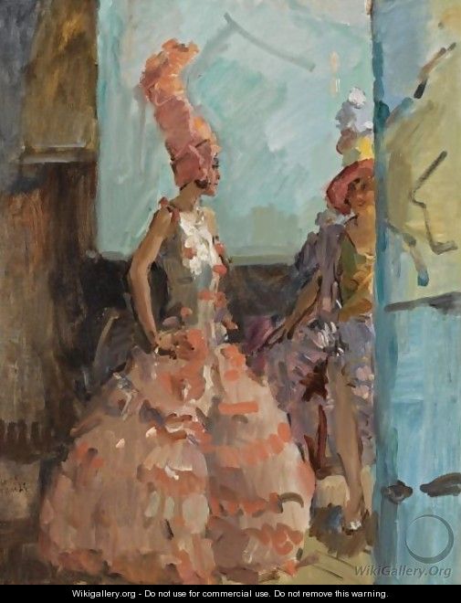Revue Girls In The Scala Theatre, The Hague - Isaac Israels