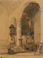 Figures In A Church Interior, Overschie - Johannes Bosboom