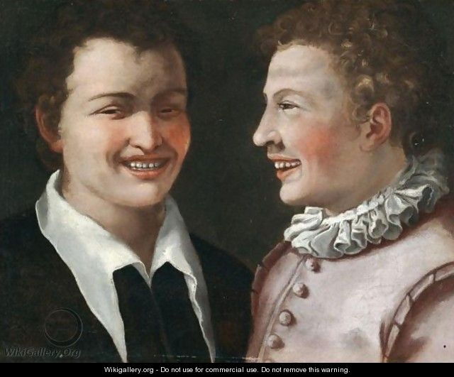 Two Boys Laughing - Annibale Carracci