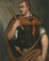 Portrait Of The Emperor Vitellius, Three-Quarter Length, Holding A Baton - (after) Bernardino Campi