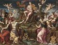 Apollo And Parnassus - (after) Luca Penni