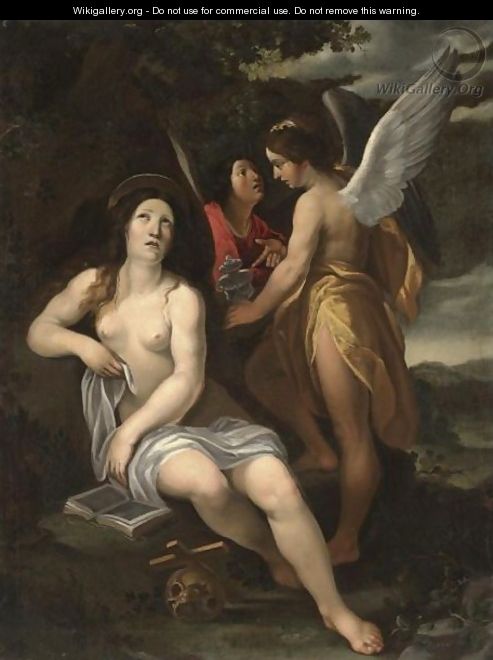 The Penitent Magdalene In The Wilderness - North-Italian School
