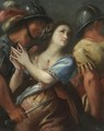The Martyrdom Of A Female Saint, Possibly Saint Lucia - (after) Francesco Del Cairo