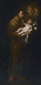 Saint Anthony Of Padua And The Christ Child - (after) Giovanni Danedi