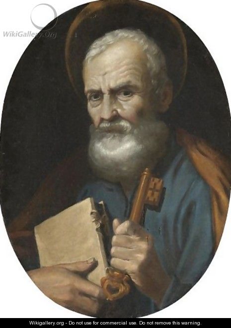 Saint Peter - (after) Giovanni Antonio (Lo Spadarino) Galli
