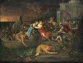 The Rape Of Helen Of Troy - Ferrarese School