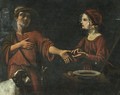A Young Man Having His Fortune Told - (after) Angelo Caroselli