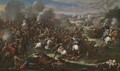 A Cavalry Battle Scene - Roman School