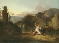 Nymphs Dancing And Playing Music In A Southern Landscape - Jacques-Antoine Vallin