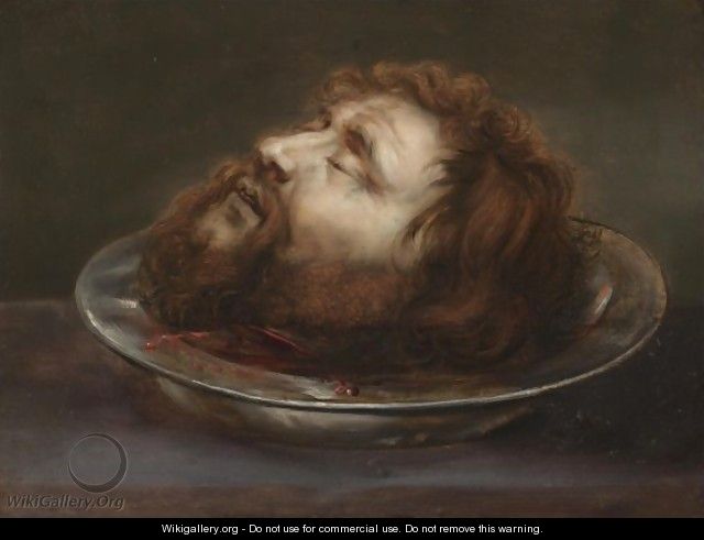 The Head Of Saint John The Baptist - (after) Jan Cossiers