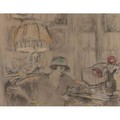 Fridette Faton A Table - Edouard (Jean-Edouard) Vuillard